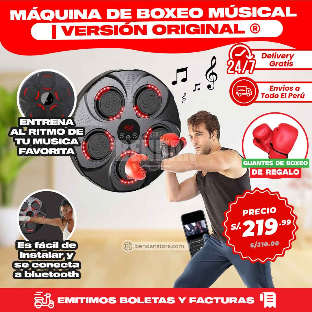 Máquina de Boxeo Músical | Versión Original ®