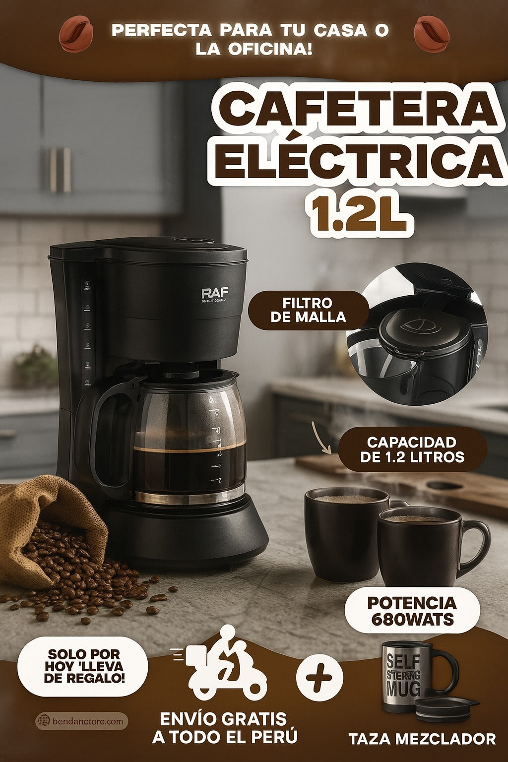Cafetera Eléctrica 1.2L ® | Versión Original